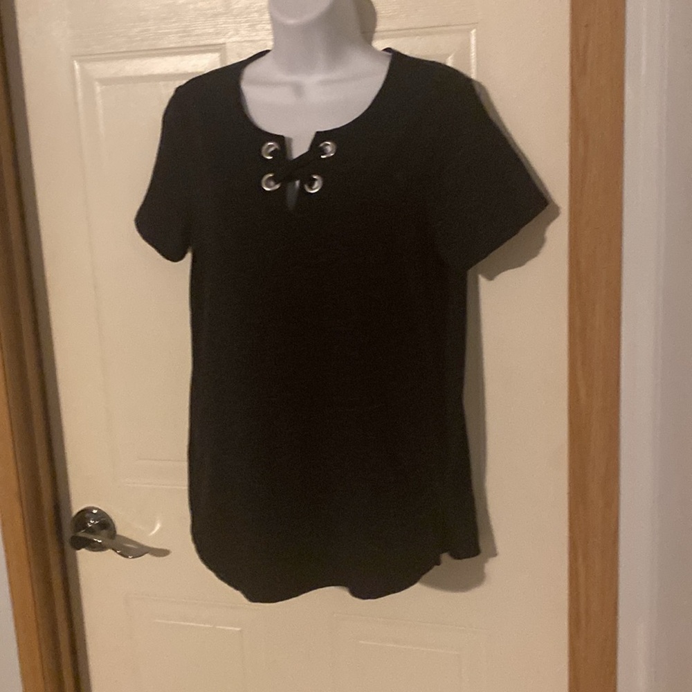 MICHAEL Michael Kors top blouse black size medium